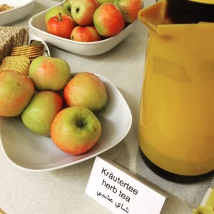 Hospitality food items for refugees