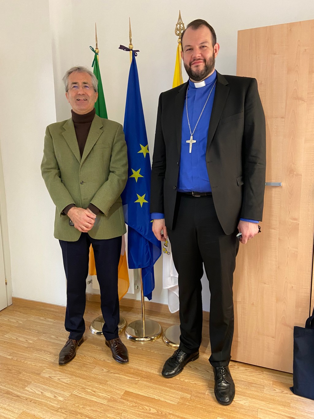 PHOTO – Meeting with H.E. Derek Hannon, Irish Ambassador to the Holy&nbsp;See